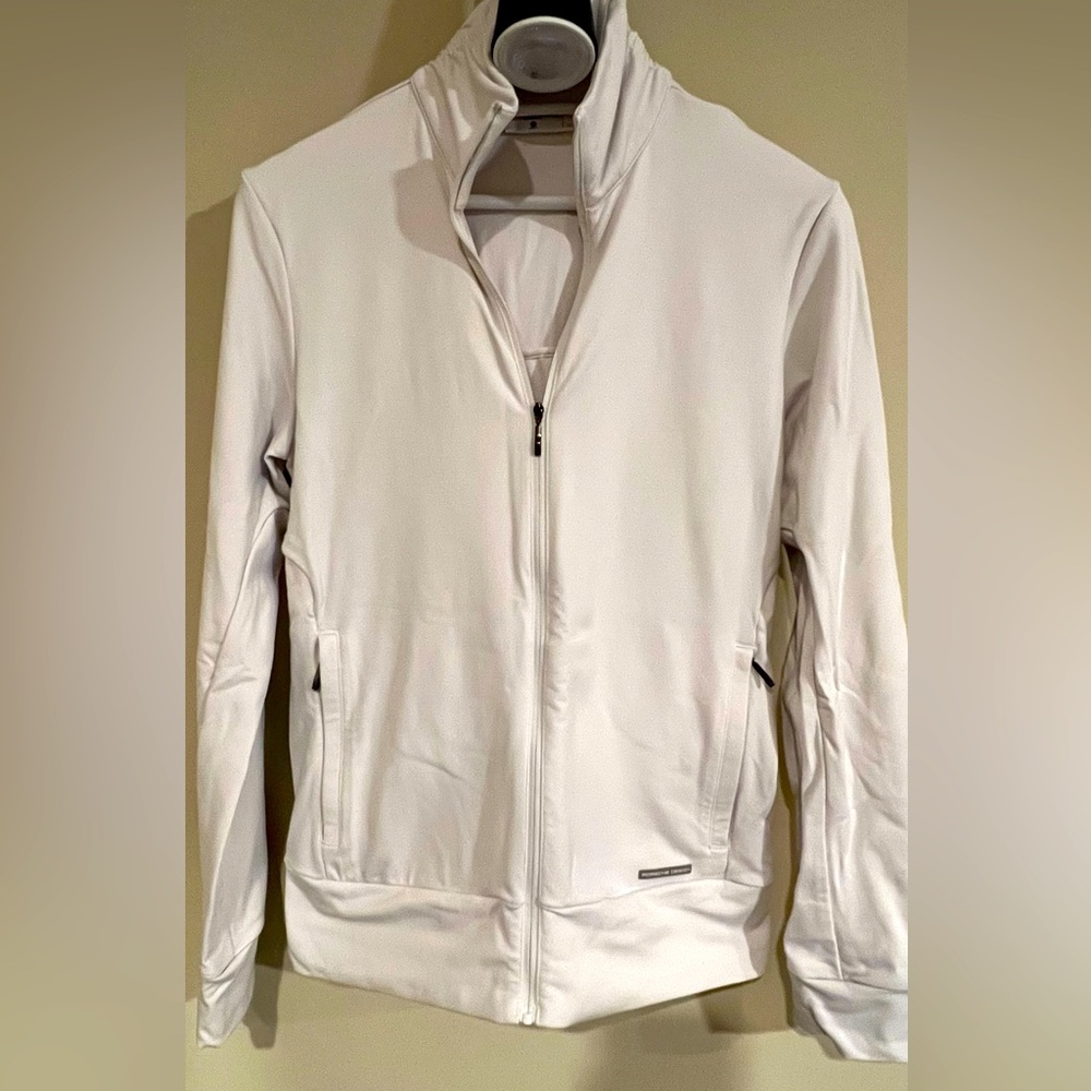 Porsche Design Zipper Jacket White light grey size M